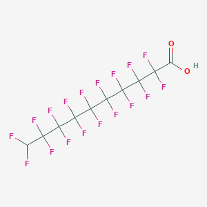 Decanoic acid, 2,2,3,3,4,4,5,5,6,6,7,7,8,8,9,9,10,10-octadecafluoro-
