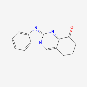 molecular formula C14H11N3O B1429443 2,3-二氢苯并咪唑并[2,1-b]喹唑啉-4(1H)-酮 CAS No. 1428139-26-7
