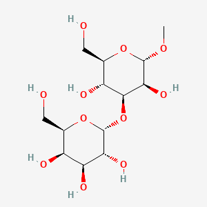 molecular formula C13H24O11 B14294442 Methyl 3-O-galactopyranosylmannopyranoside CAS No. 125412-00-2