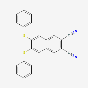 6,7-Bis(phenylsulfanyl)naphthalene-2,3-dicarbonitrile