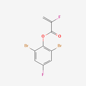 2,6-Dibromo-4-fluorophenyl 2-fluoroprop-2-enoate