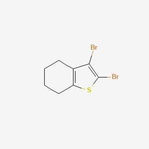 molecular formula C8H8Br2S B1429447 2,3-二溴-4,5,6,7-四氢-1-苯并噻吩 CAS No. 1785762-03-9