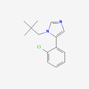 5-(2-Chlorophenyl)-1-(2,2-dimethylpropyl)imidazole