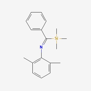 Silane, [[(2,6-dimethylphenyl)imino]phenylmethyl]trimethyl-