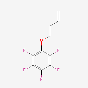 molecular formula C10H7F5O B14294498 1-[(But-3-en-1-yl)oxy]-2,3,4,5,6-pentafluorobenzene CAS No. 114746-33-7