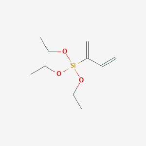 molecular formula C10H20O3Si B14294508 (Buta-1,3-dien-2-yl)(triethoxy)silane CAS No. 124597-49-5