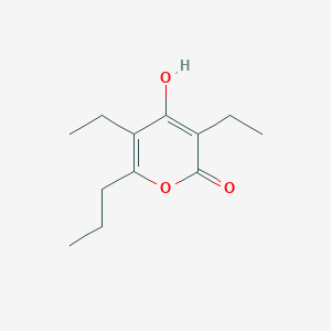 3,5-diethyl-4-hydroxy-6-propyl-2H-pyran-2-one