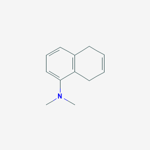 molecular formula C12H15N B14294525 N,N-Dimethyl-5,8-dihydronaphthalen-1-amine CAS No. 112556-02-2