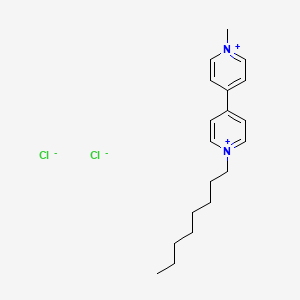 1-Methyl-1'-octyl-4,4'-bipyridin-1-ium dichloride