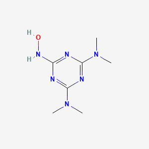 1,3,5-Triazin-2(1H)-one, 4,6-bis(dimethylamino)-, oxime