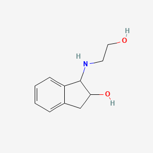 1-[(2-Hydroxyethyl)amino]-2,3-dihydro-1H-inden-2-ol