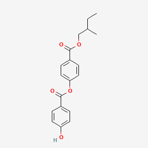 4-[(2-Methylbutoxy)carbonyl]phenyl 4-hydroxybenzoate