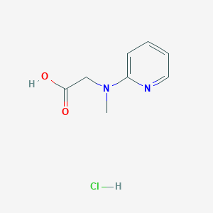 molecular formula C8H11ClN2O2 B1429464 2-(甲基(吡啶-2-基)氨基)乙酸盐酸盐 CAS No. 1588441-08-0