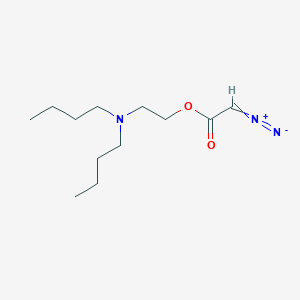 2-Diazonio-1-[2-(dibutylamino)ethoxy]ethen-1-olate