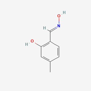 molecular formula C8H9NO2 B14294700 2-Hydroxy-4-methylbenzaldehyde oxime 