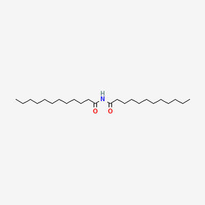 molecular formula C24H47NO2 B14294714 N-Dodecanoyldodecanamide CAS No. 112605-93-3