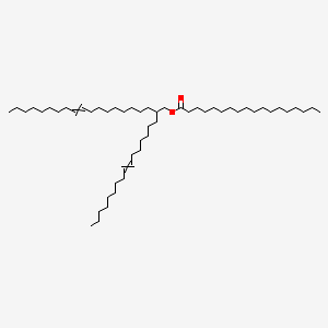 molecular formula C54H104O2 B14294730 2-Hexadec-7-enylicos-11-enyl octadecanoate CAS No. 115365-43-0