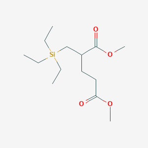 Dimethyl 2-[(triethylsilyl)methyl]pentanedioate