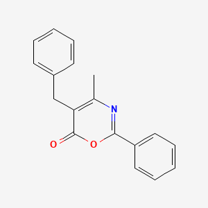 5-benzyl-4-methyl-2-phenyl-6H-1,3-oxazin-6-one