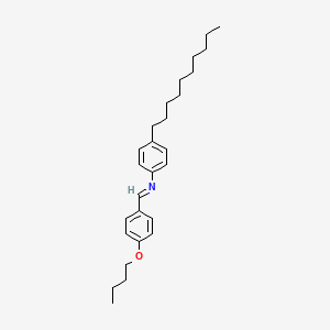 (E)-1-(4-Butoxyphenyl)-N-(4-decylphenyl)methanimine