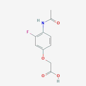 (4-Acetamido-3-fluorophenoxy)acetic acid