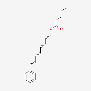 8-Phenylocta-1,3,5,7-tetraen-1-YL pentanoate