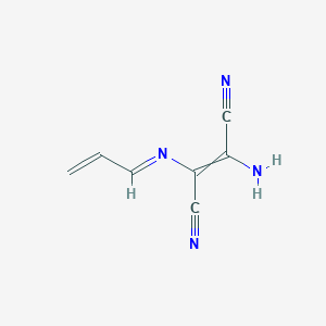 2-Amino-3-[(E)-(prop-2-en-1-ylidene)amino]but-2-enedinitrile