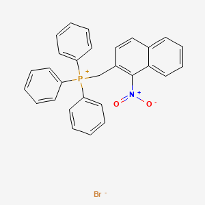 [(1-Nitronaphthalen-2-yl)methyl](triphenyl)phosphanium bromide