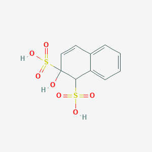 2-Hydroxy-1,2-dihydronaphthalene-1,2-disulfonic acid