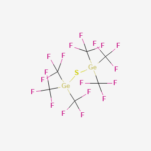 molecular formula C6F18Ge2S B14294894 Hexakis(trifluoromethyl)digermathiane CAS No. 112438-41-2