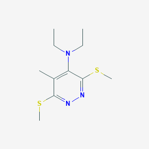 N,N-Diethyl-5-methyl-3,6-bis(methylsulfanyl)pyridazin-4-amine