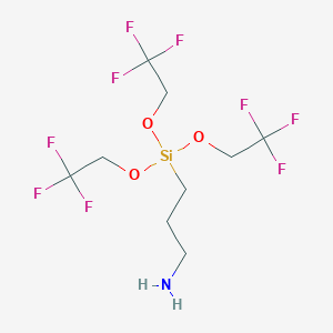 3-[Tris(2,2,2-trifluoroethoxy)silyl]propan-1-amine