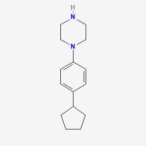 Piperazine, 1-(4-cyclopentylphenyl)-