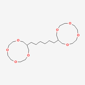 1,4,7,10-Tetraoxacyclotridecane, 12,12'-(1,6-hexanediyl)bis-