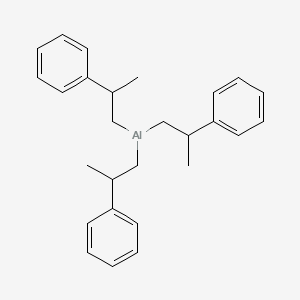 Tris(2-phenylpropyl)alumane