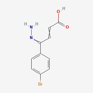 4-(4-Bromophenyl)-4-hydrazinylidenebut-2-enoic acid