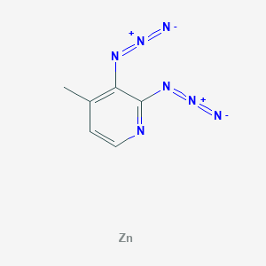 2,3-Diazido-4-methylpyridine;ZINC