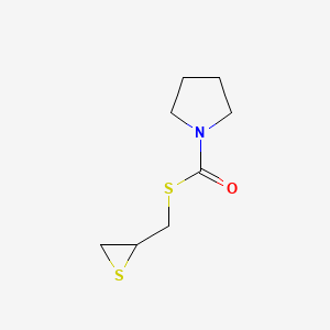 1-Pyrrolidinecarbothioic acid, S-(thiiranylmethyl) ester