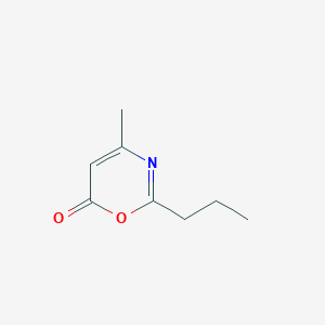 4-Methyl-2-propyl-6H-1,3-oxazin-6-one