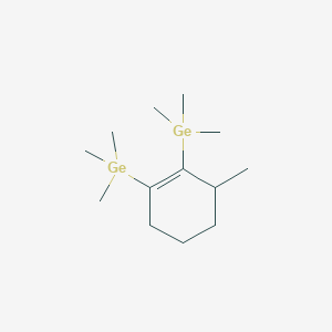 (3-Methylcyclohex-1-ene-1,2-diyl)bis(trimethylgermane)