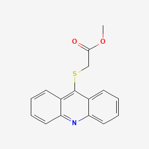 Methyl [(acridin-9-yl)sulfanyl]acetate