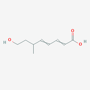 8-Hydroxy-6-methylocta-2,4-dienoic acid