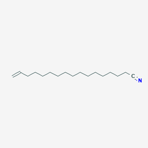 molecular formula C17H31N B14295306 Heptadec-16-enenitrile CAS No. 118625-58-4