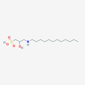 3-(Dodecylamino)-2-hydroxypropane-1-sulfonic acid