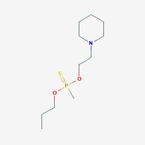 O-[2-(Piperidin-1-yl)ethyl] O-propyl methylphosphonothioate