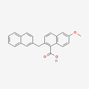 6-methoxy-2-(naphthalen-2-ylmethyl)naphthalene-1-carboxylic Acid