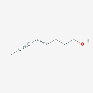 molecular formula C8H12O B14295367 Oct-4-EN-6-YN-1-OL CAS No. 113982-49-3