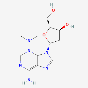 (2R,3S,5R)-5-[6-amino-3-(dimethylamino)-4H-purin-9-yl]-2-(hydroxymethyl)oxolan-3-ol