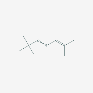 molecular formula C10H18 B14295404 2,6,6-Trimethylhepta-2,4-diene CAS No. 114444-92-7