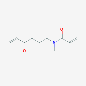 N-Methyl-N-(4-oxohex-5-EN-1-YL)prop-2-enamide